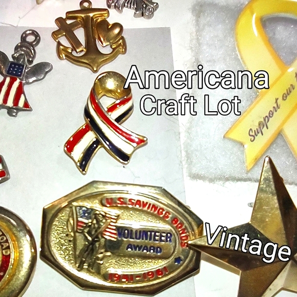 Americana Patriotic DIY Craft Lot - Picture 1 of 12